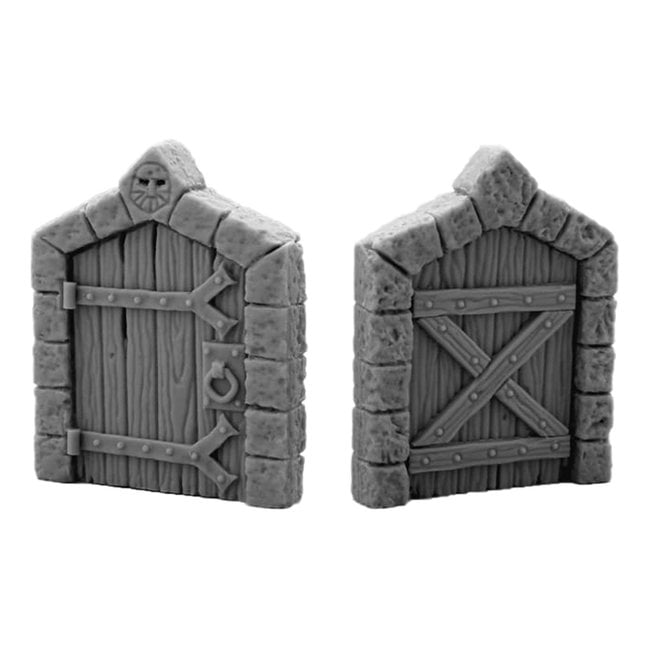 Mini Monsters Mini Monsters Dwarven Doors Set 1 - 2x - MM-0109