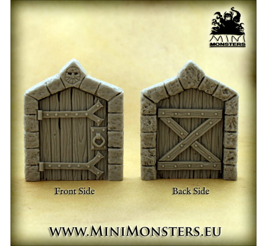 Mini Monsters Dwarven Doors Set 1 - 2x - MM-0109