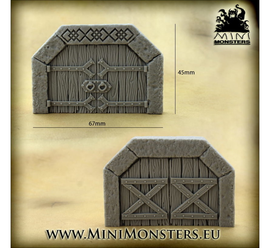 Mini Monsters Dwarven Doors Set 2 - 1x - MM-0110