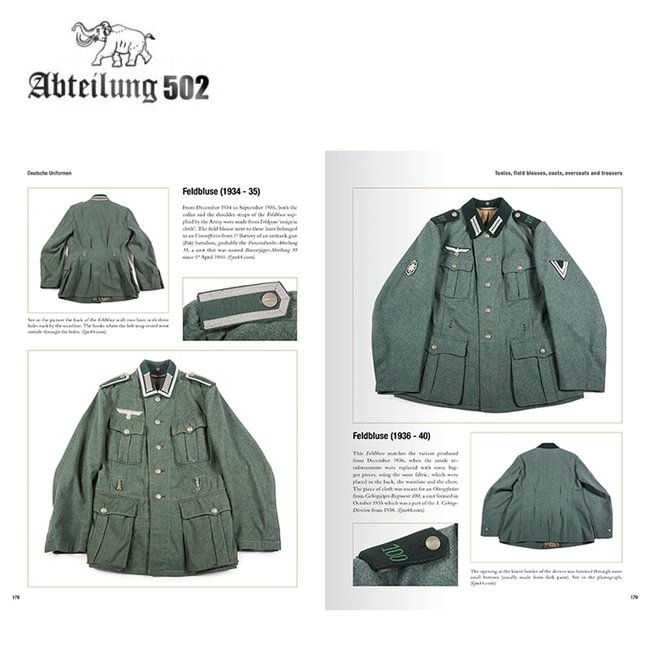Abteilung 502 Abteilung 502 Deutsche Uniformen 1935-1945 Volume 2 - Engels - 256pag - ABT738