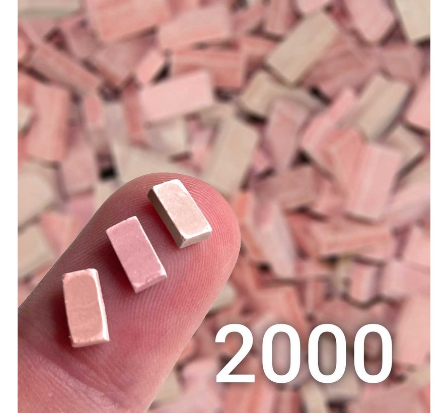 Juweela Rood mix baksteen 1:35 - 2000x - 23035
