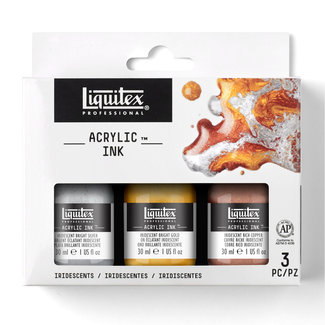 Liquitex Professional Acryl Ink! Irisdescent Set - 3 colors - 30ml - 3699237