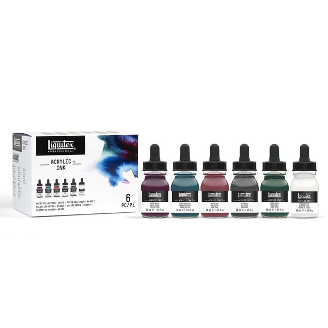 Liquitex Liquitex Professional Acryl Ink! Muted Collection Set - 6 colors - 30ml - 3699355