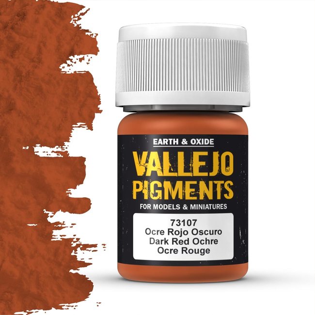 Vallejo Pigment Dark Red Ochre - 35ml - 73107