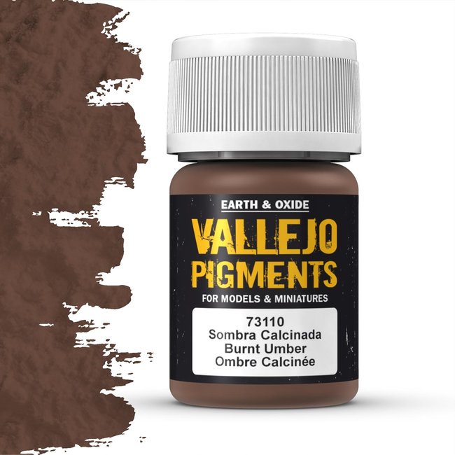 Vallejo Vallejo Pigment Burnt Umber - 35ml - 73110