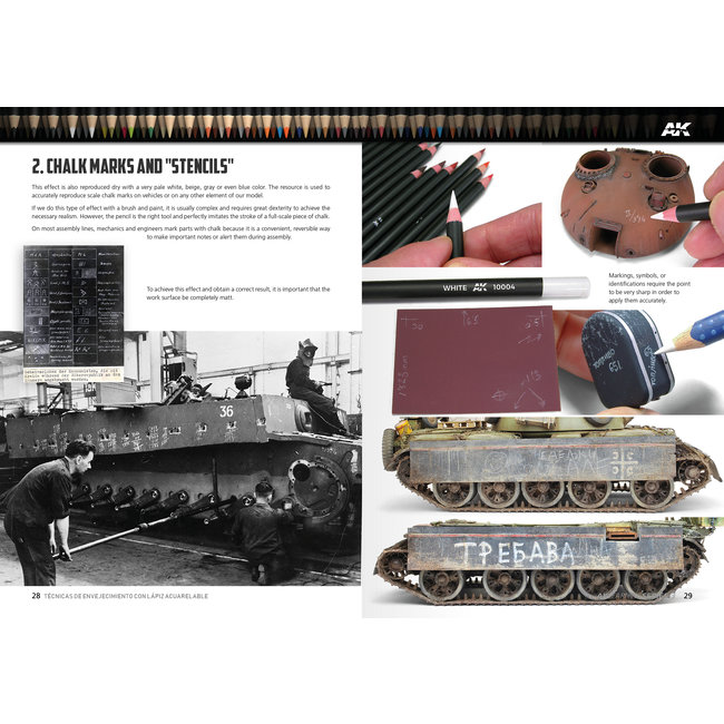 AK interactive AK interactive Weathering Pencil Techniques - AK Learning Series nr 13 - 96pag - AK522