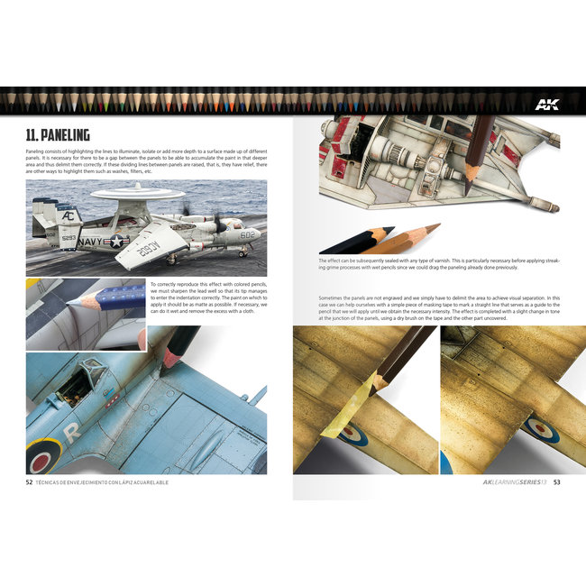 AK interactive AK interactive Weathering Pencil Techniques - AK Learning Series nr 13 - 96pag - AK522