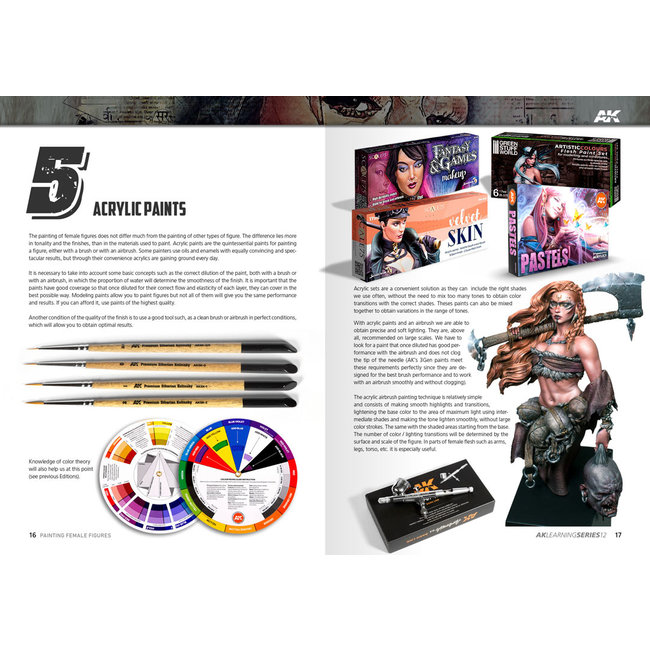 AK interactive AK interactive Painting Female Figures - AK Learning Series nr 12 - 96pag - AK520