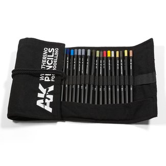 AK interactive Weathering Pencils Complete Serie Etui - 37x - AK10048