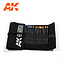 AK interactive AK interactive Weathering Pencils Full Range Cloth Case - 37x - AK10048