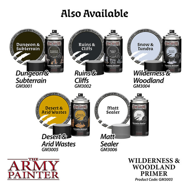 The Army Painter The Army Painter Wilderness and Woodland Terrain Primer - 300ml - GM3003