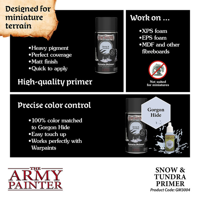 The Army Painter The Army Painter Snow and Tundra Terrain Primer - 300ml - GM3004