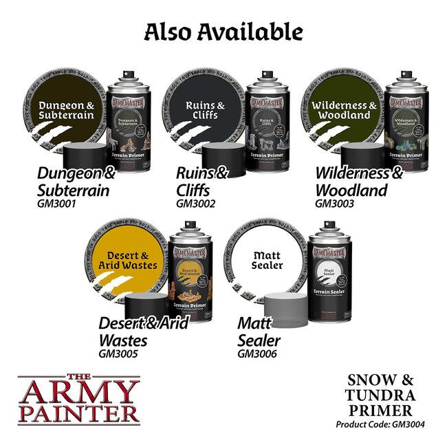 The Army Painter The Army Painter Snow and Tundra Terrain Primer - 300ml - GM3004