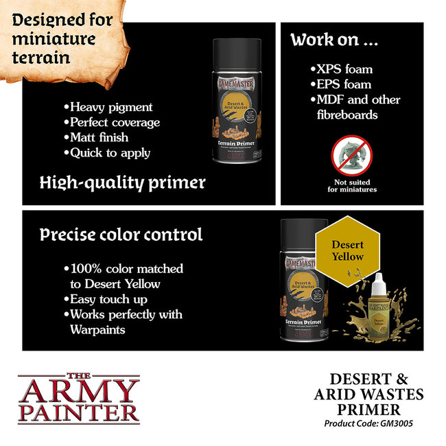 The Army Painter The Army Painter Desert and Arid Wastes Terrain Primer - 300ml - GM3005