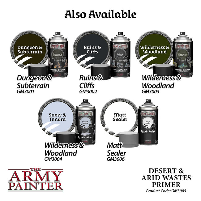 The Army Painter The Army Painter Desert and Arid Wastes Terrain Primer - 300ml - GM3005