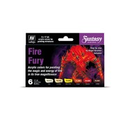 Vallejo Fire and Fury Fantasy Color Series - 6 colors - 17ml - 70243
