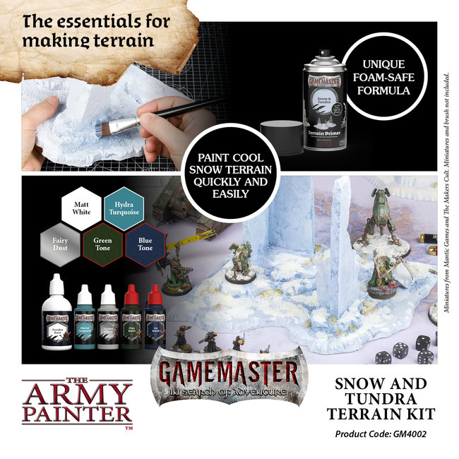 The Army Painter Snow & Tundra Terrain Kit - Gamemaster - GM4002