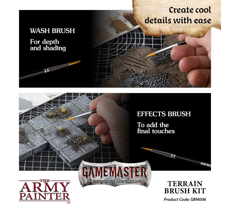 Terrain Brush Kit - GameMaster - GM4006