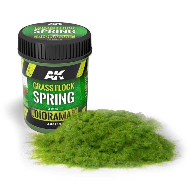 AK interactive Spring Grass Flock 2mm - 250ml - AK8219