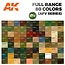 AK interactive AFV Series Full Range 3rd Generation - 80 Colors - 17ml - AK 3G RANGE AFV