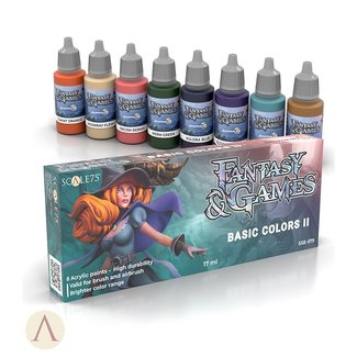 Scale 75 Fantasy & Games Basic Colors II - 8 colors - 17ml - SSE-079