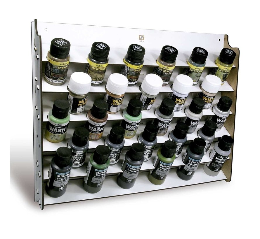 Wall Mounted Paint Display for 35ml and 60ml bottles - 26009