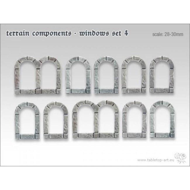 Tabletop-Art Terrain components - Windows set 4 - TTA800007