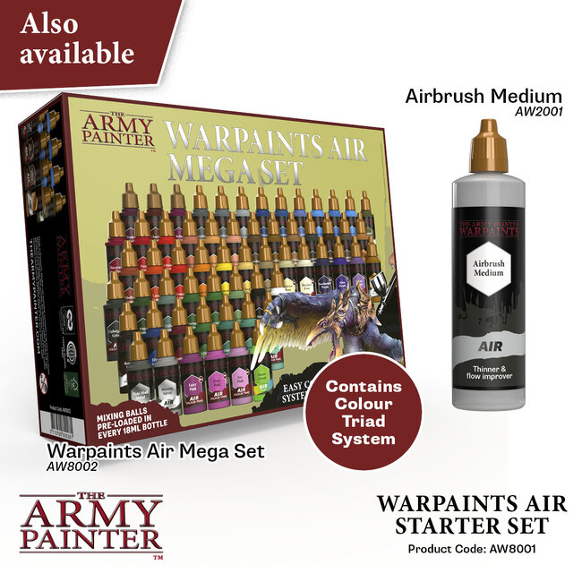 The Army Painter Warpaints Air Starter Set - 12 kleuren - 18ml - AW8001