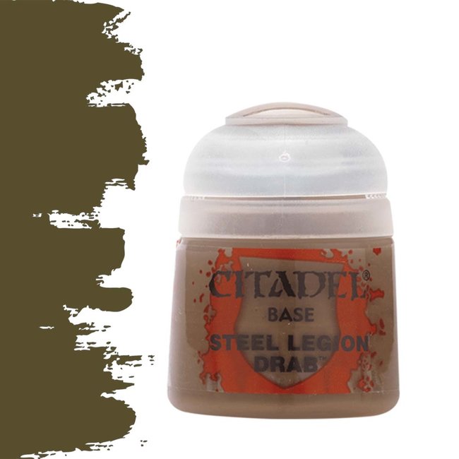 Citadel Steel Legion Drab - Base Paint - 12ml - 21-17