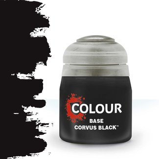 Citadel Corvus Black - Base Paint - 12ml - 21-44