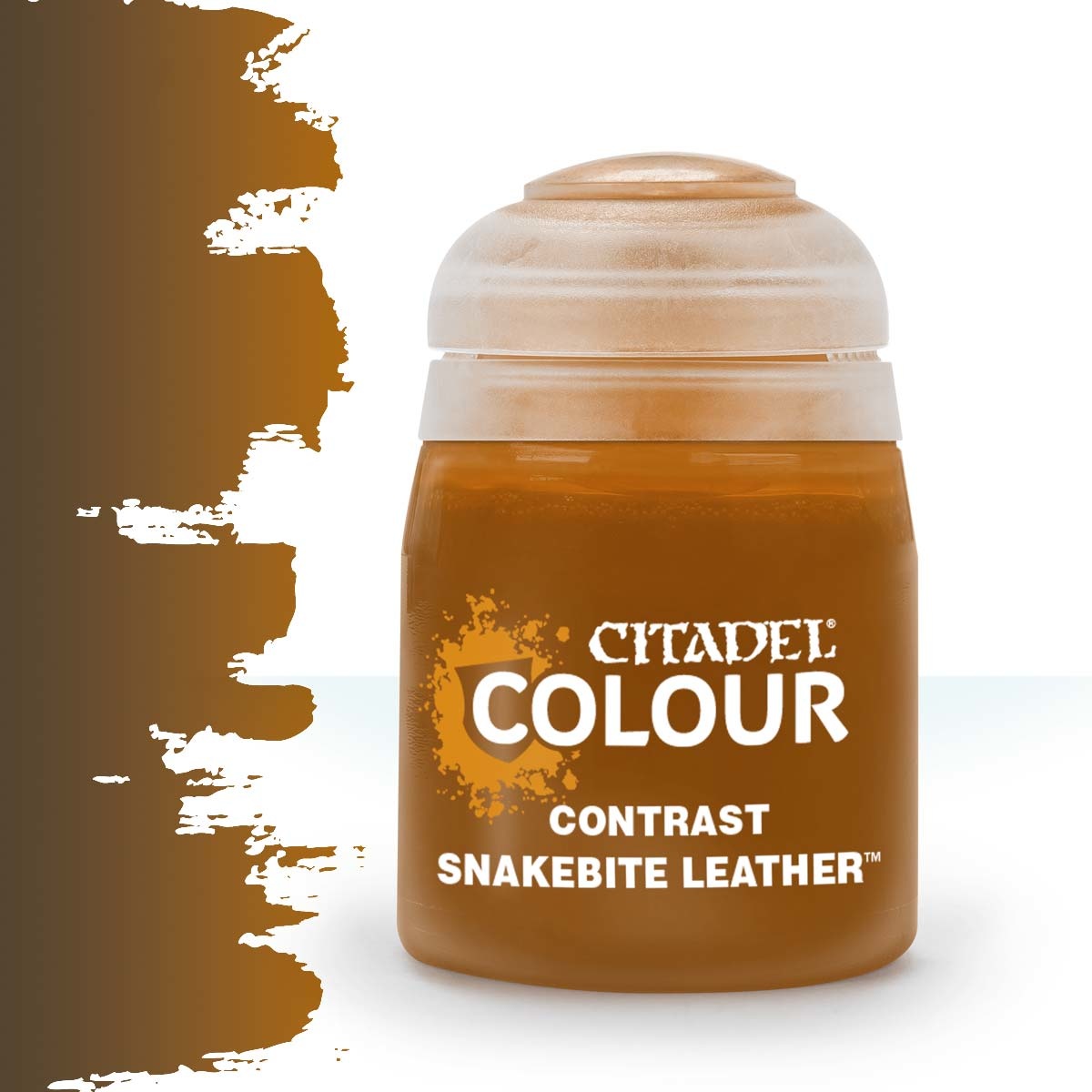 Peinture Contrast Games Workshop Citadel Colour - Snakebite Leather 18 Ml - Pot 29-27