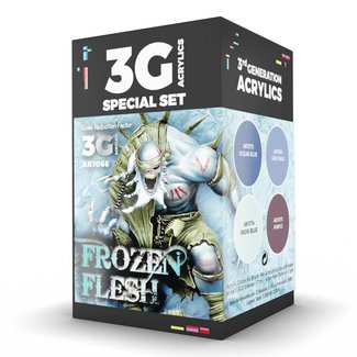 AK interactive Frozen Flesh Wargame Color Set - 4 kleuren - 17ml - AK1066