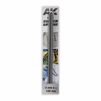 AK interactive Silver Spring 4mm x 15cm -2x - AK9186