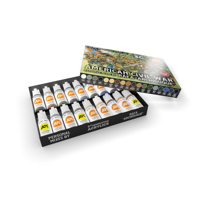 AK interactive Rafa "Archiduque" Personal Mixes Set - 18 kleuren - 17ml - AK11764