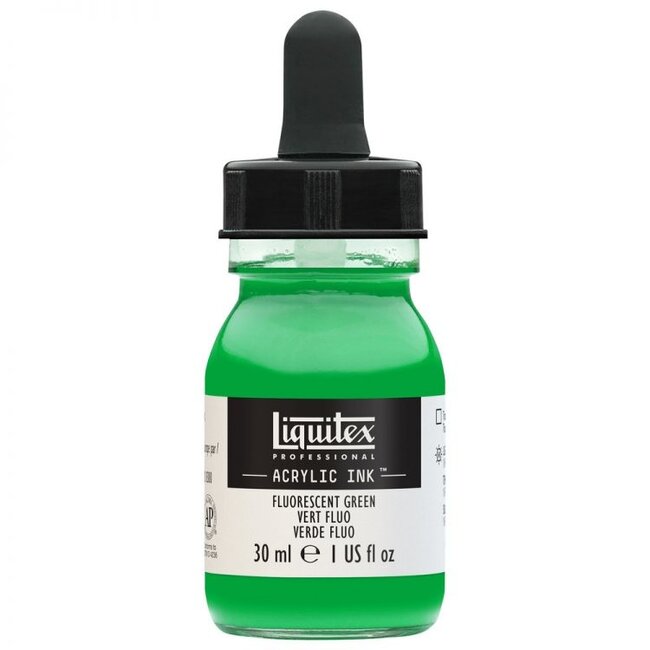 Liquitex Liquitex Professional Acrylic Ink! Fluorescent Green - 30ml - 985 - 4260985