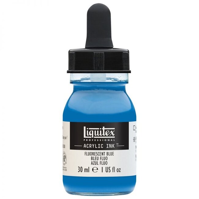 Liquitex Liquitex Professional Acrylic Ink! Fluorescent Blue - 30ml - 984 - 4260984