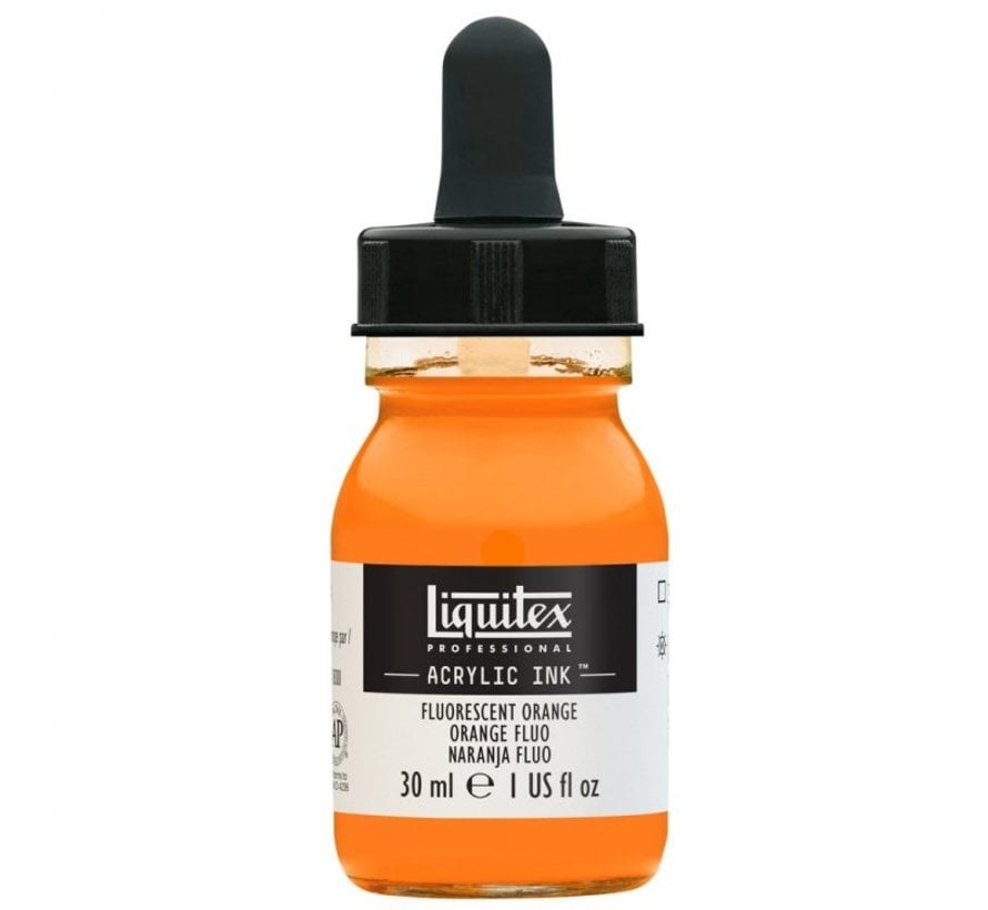 Liquitex Professional Acrylic Ink! Fluorescent Orange - 30ml - 982 - 4260982