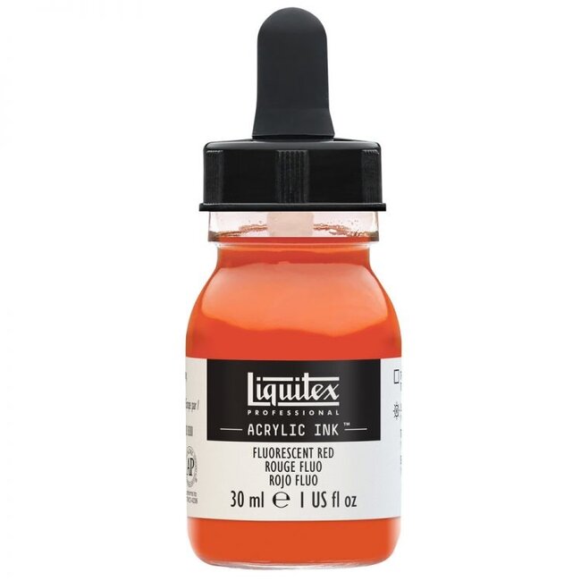 Liquitex Liquitex Professional Acrylic Ink! Fluorescent Red - 30ml - 983 - 4260983