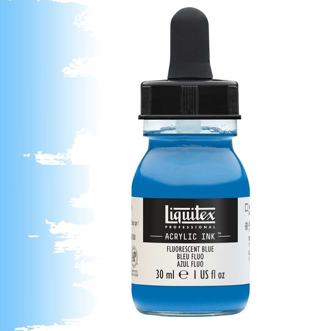 Liquitex Liquitex Professional Acrylic Ink! Fluorescent Blue - 30ml - 984 - 4260984