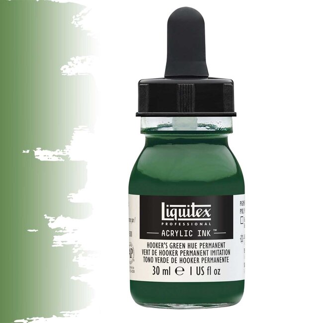 Liquitex Liquitex Professional Acrylic Ink! Hooker'S Green Hue Permanent - 30ml - 224 - 4260224