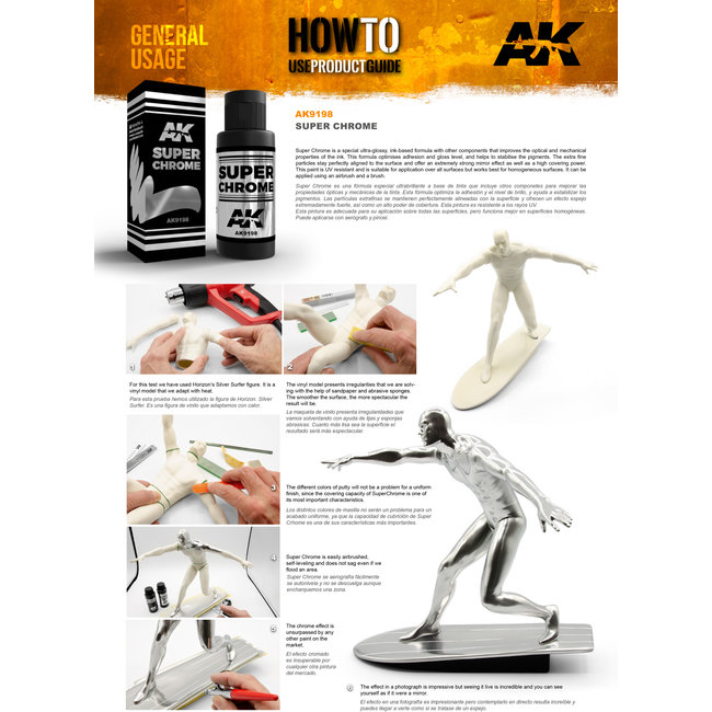 AK interactive Super Chrome - 60ml - AK9198
