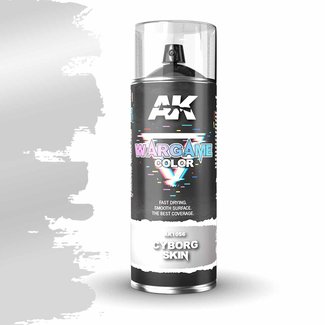 AK interactive Cyborg Skin Spray - Wargame Color Primer - 400ml - AK1056