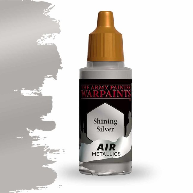 The Army Painter Shining Silver - Warpaints Air - 18ml - AW1129