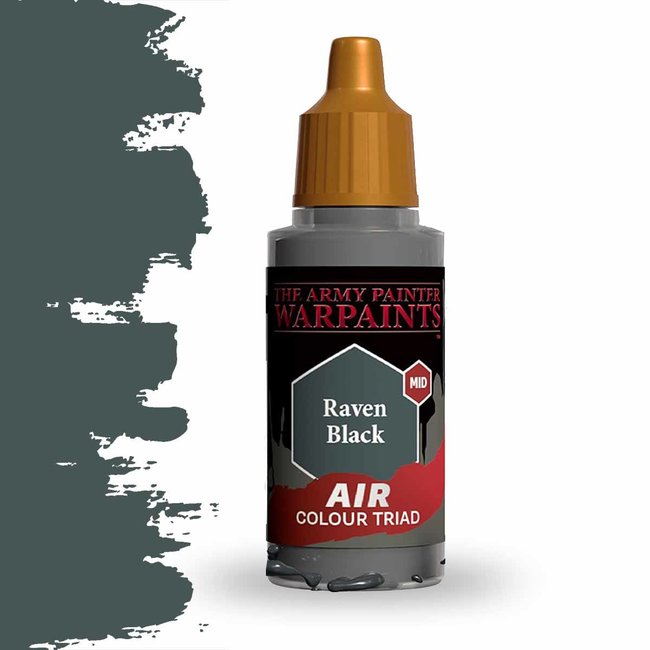 The Army Painter Raven Black - Warpaints Air - 18ml - AW3101