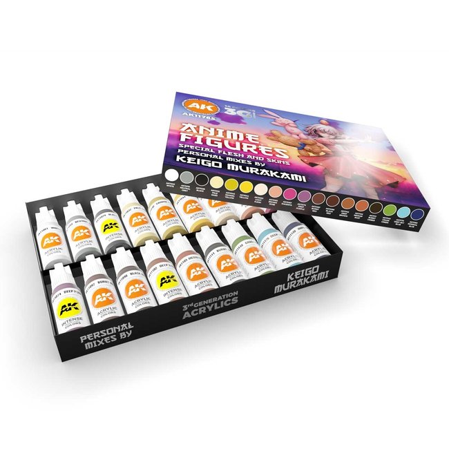 AK interactive Keigo Murakami Personal Mixes Signature Set - 18 colors - 17ml - AK11765