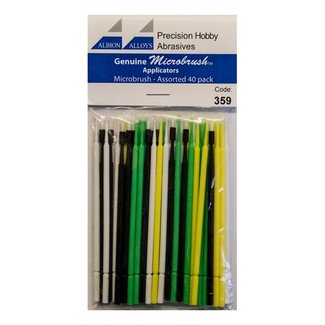 Albion Alloys Micro Brushes assorted pack - 40pcs - 359