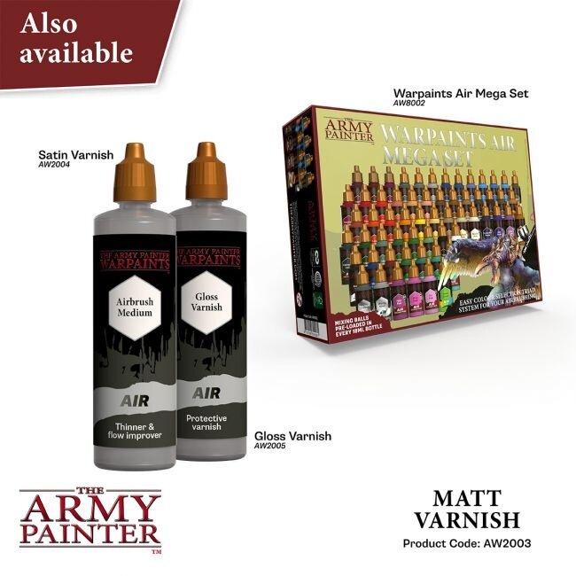 The Army Painter Matte Varnish Warpaints Air 100ml AW2003 Scenery BV