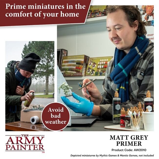 The Army Painter Grey Primer - Warpaints Air - 100ml - AW2010