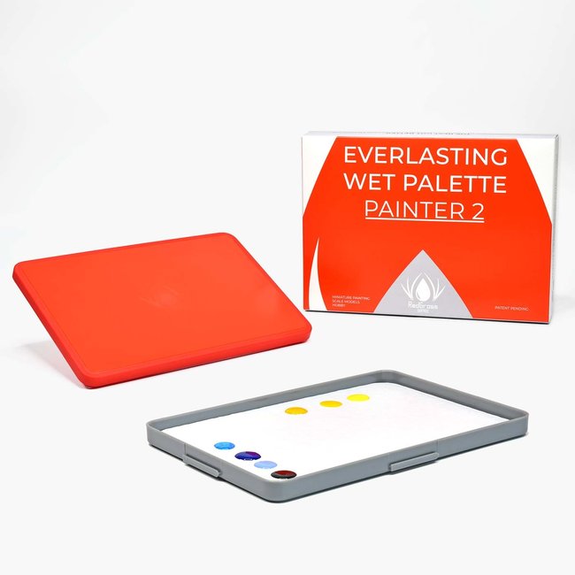 Redgrassgames Painter v2 Everlasting Wet-Palette Complete Bundel - 16,5cm x 24cm - WPP2-15