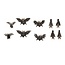 Tabletop-Art Bats - Set 1  - 10x - TTA601133
